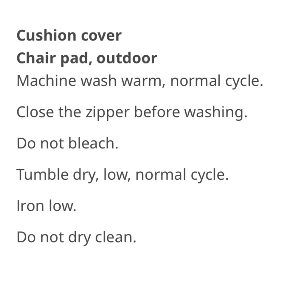 IKEA Outdoor Chair Pad Cushion